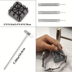 Watch Repair Kit 151pcs Watch Band Link Removal Tool Spring Bar Tool Set