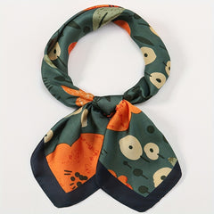 Vintage Flower Print Bandana Shawl Square Scarf Neckerchief