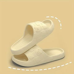 Women's Cute Bear Slides Soft Flat Shoes