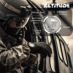 Sports Smart Watch Altimeter Barometer Compass WR50M