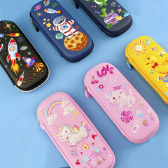 3D Cartoon Pencil Bag Ins Style School Supplies Storage