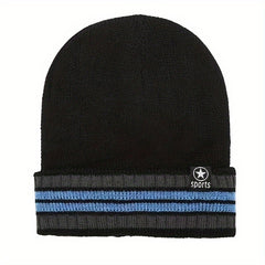Men's Coldproof Windproof Fleece Knitted Beanie Hat