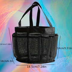 Portable Mesh Toiletry Bag for Travel Business Trips Home & Outdoor Beach