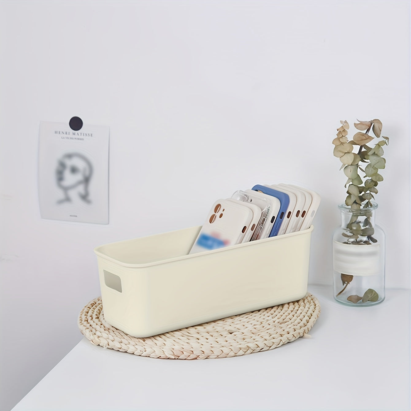 Desktop Organizer Case Large Capacity Storage Basket