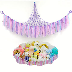 1pc Stuffed Animal Hammock Storage Organizer Hanging Toy