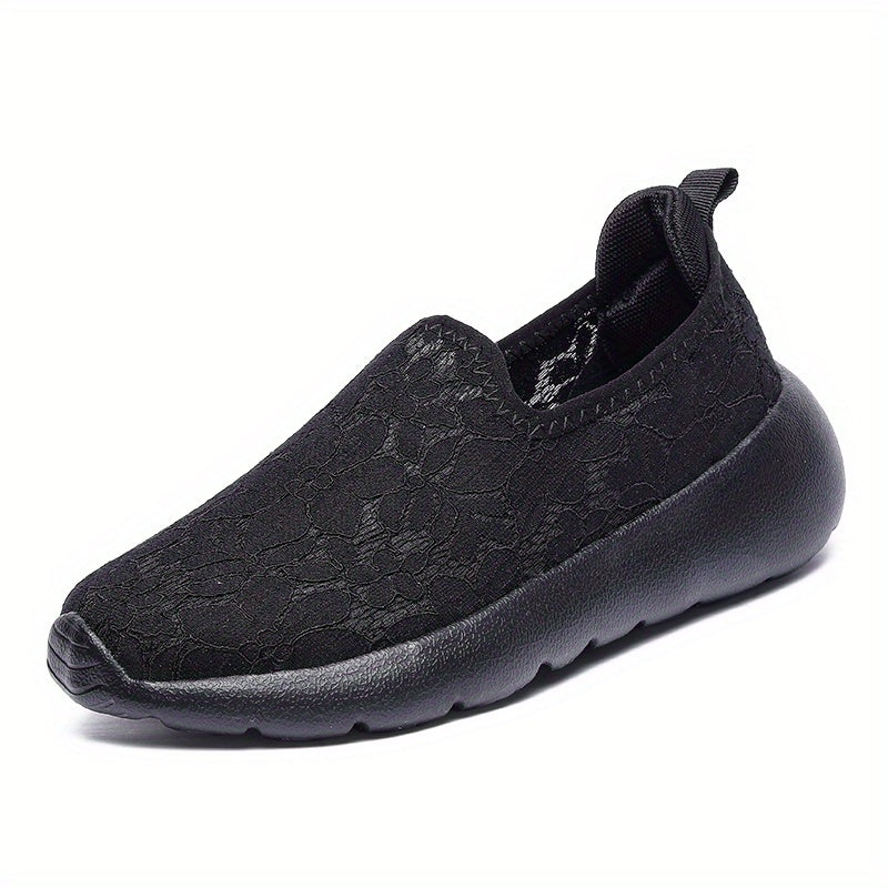 Women's Mesh Breathable Walking Shoes Thick Bottom Outdoor Shoes