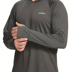 Men's UPF 50 Sun Protection Hoodie Long Sleeve SPF UV Quick Dry Lightweight