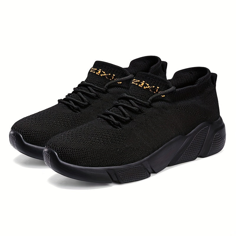 Men's Lace up Sneakers Cushioned Running Shoes