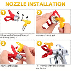 6pcs Airless Spray Gun Tip for Paint Sprayer