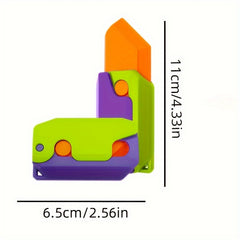 3D Carrot Gravity Fidget Toy Stress Relief - Ideal for Christmas