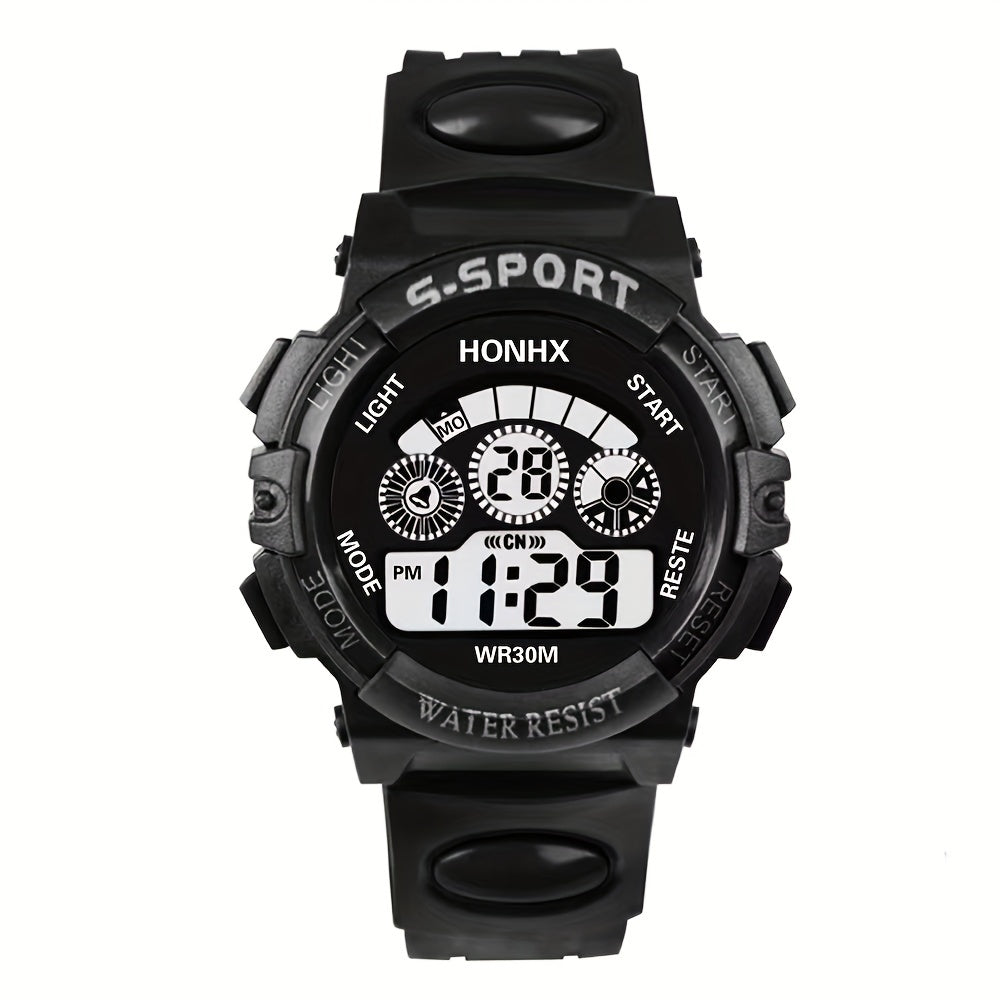 Kids Electronic Watch Sports Middle School Students Watch