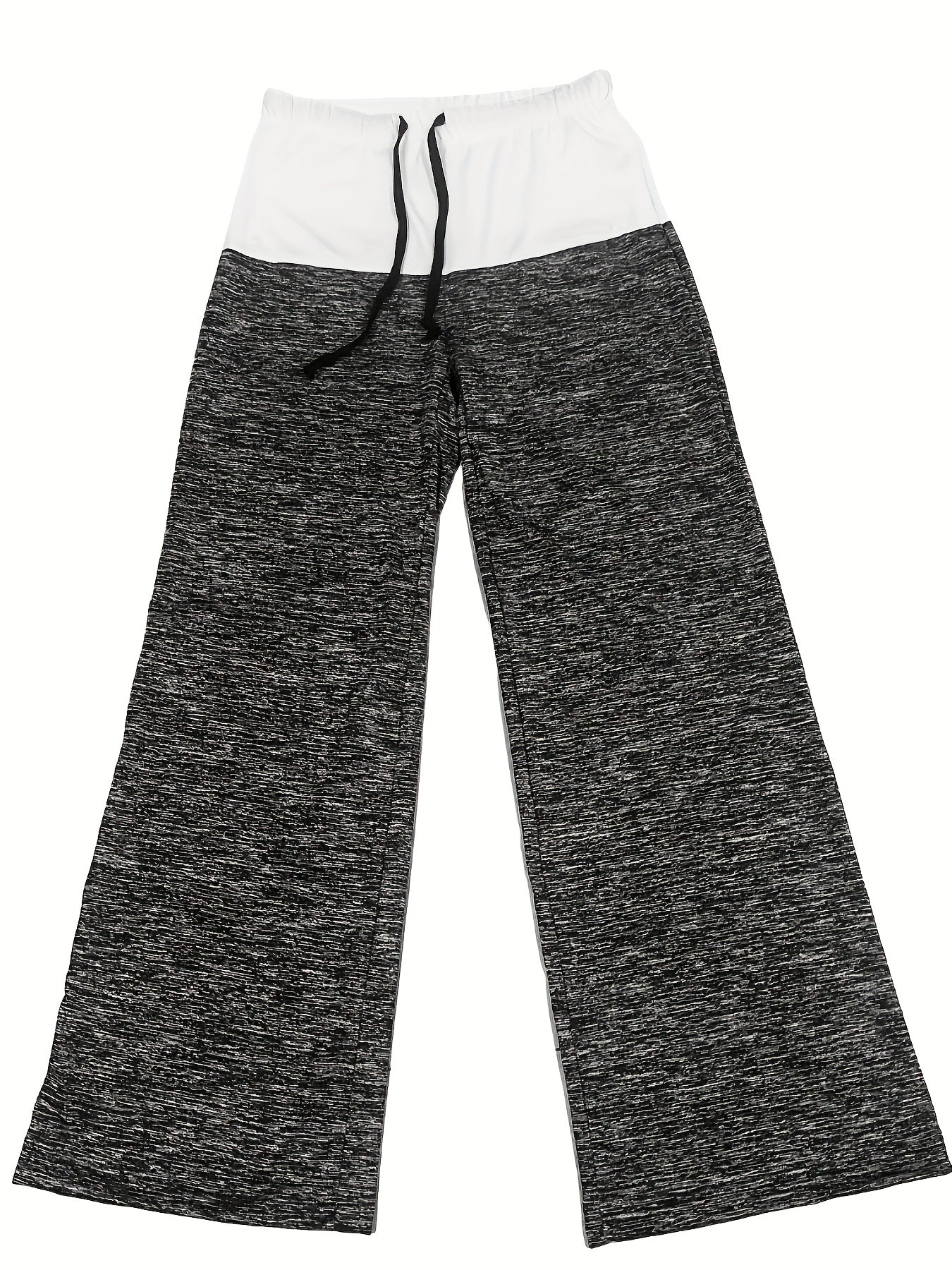 Wide Leg Elastic Yoga Pants Loose Casual Drawstring Pants