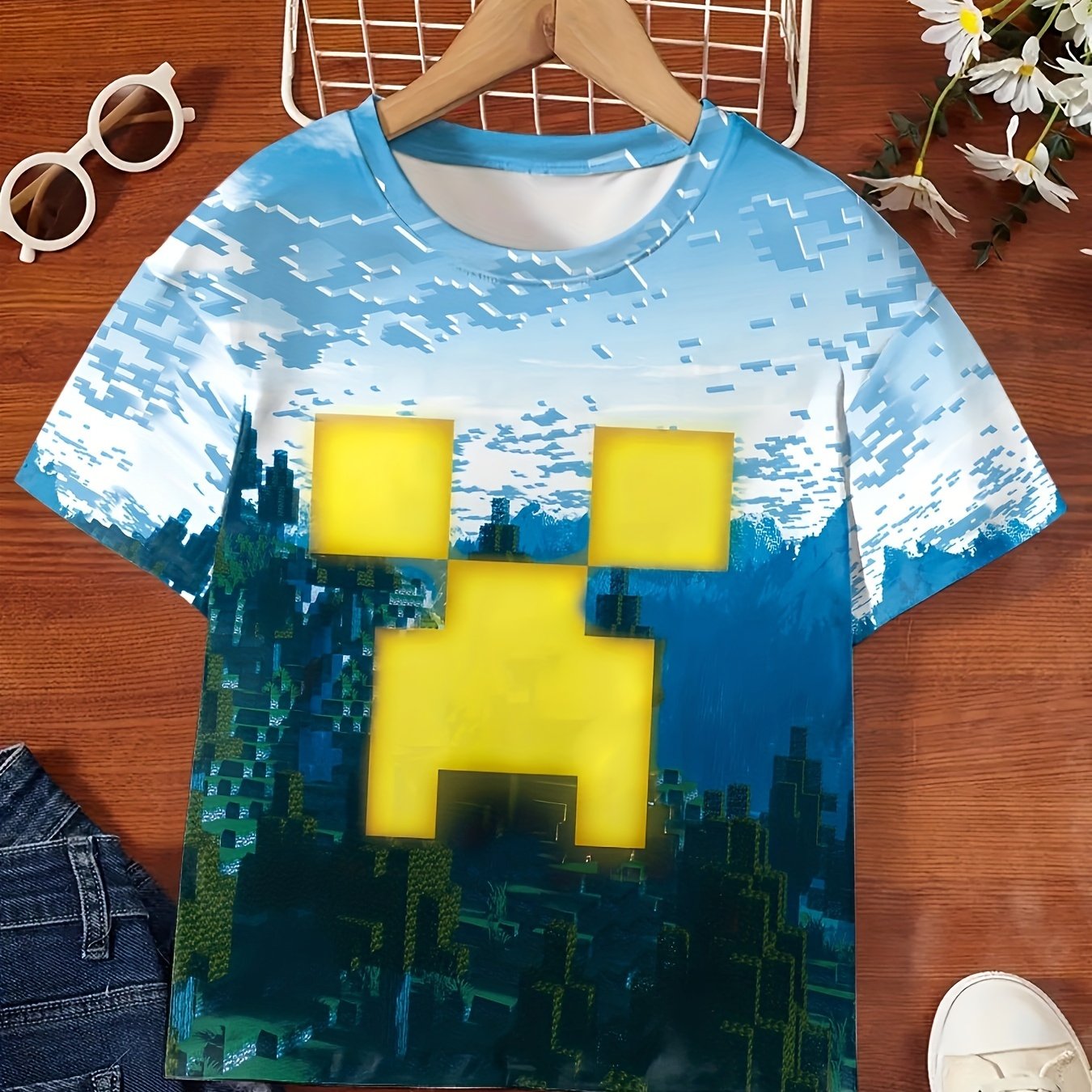 3D Print Short Sleeve T shirt for Kids - Summer Clothes Gift
