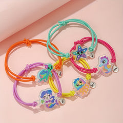 5pcs Girls Teen Marine Animal Bracelet Set Gift Accessories