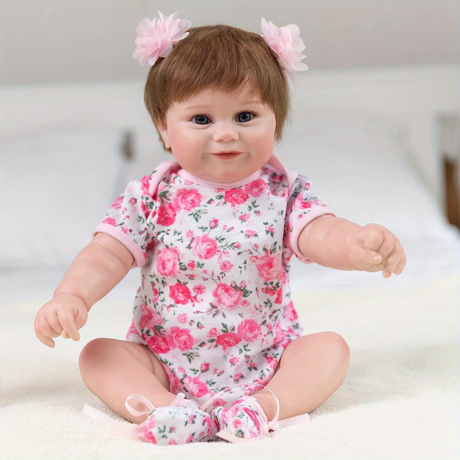 45 72 Cm Lifelike Reborn Baby Doll Soft Body Realistic Newborn Baby Doll