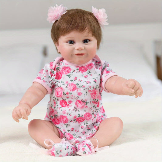 45 72 Cm Lifelike Reborn Baby Doll Soft Body Realistic Newborn Baby Doll