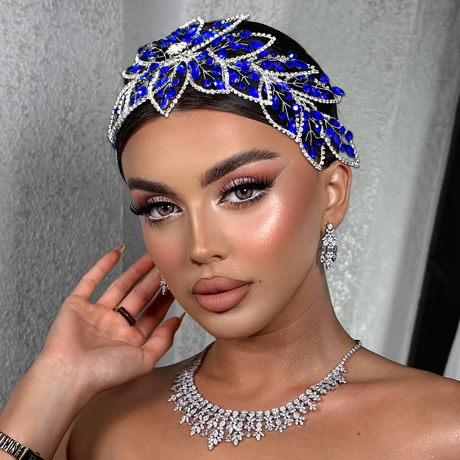 Rhinestone Headband Sparkling Accents for Weddings Proms & Special Occasions