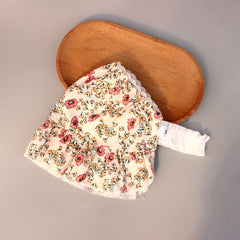 Newborn Baby Girls Ruffled Flower Cap for Summer