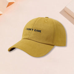 Men's 'I DON'T CARE' Embroidered Baseball Cap