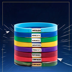Unisex Inspirational Silicone Bracelet Sports Style Wristband