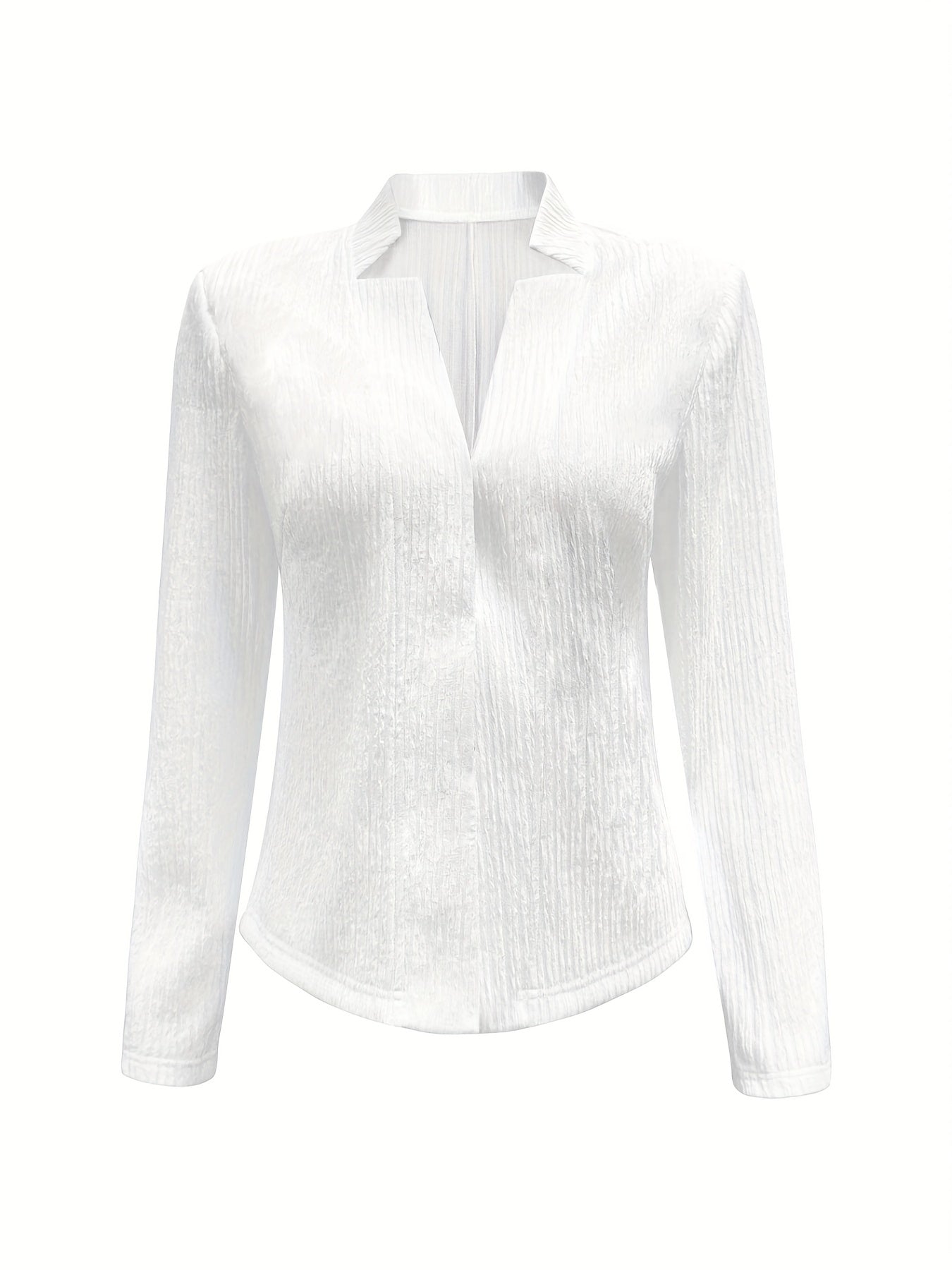 Solid Open Front Blazer Long Sleeve Work Office Outerwear Women's Clothing
