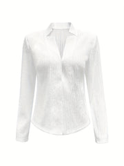 Solid Open Front Blazer Long Sleeve Work Office Outerwear Women's Clothing