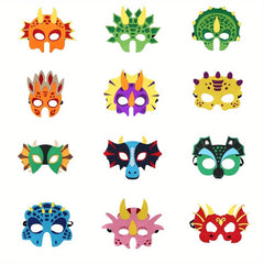 Dinosaur Masks Party Masquerade Supplies - Boys Halloween Masks