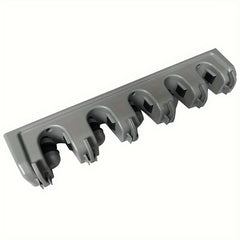 Garage Tool Storage Rack Wall Mounted with Hooks 5 Clips and 6 Hooks