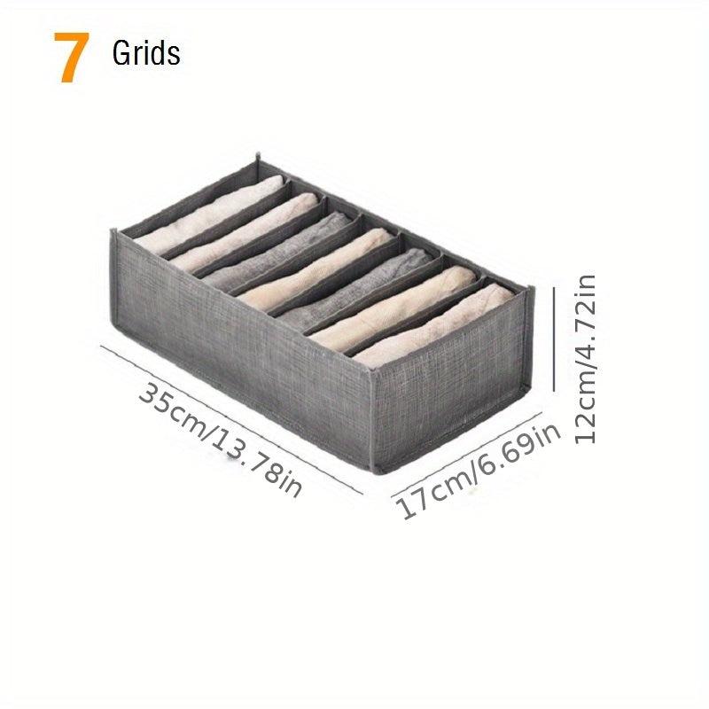 Jeans Storage Box Wardrobe Clothes Organizer Underwear Bra Socks