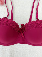 Lace Push Up Bra Comfy & Breathable Women's Underwear