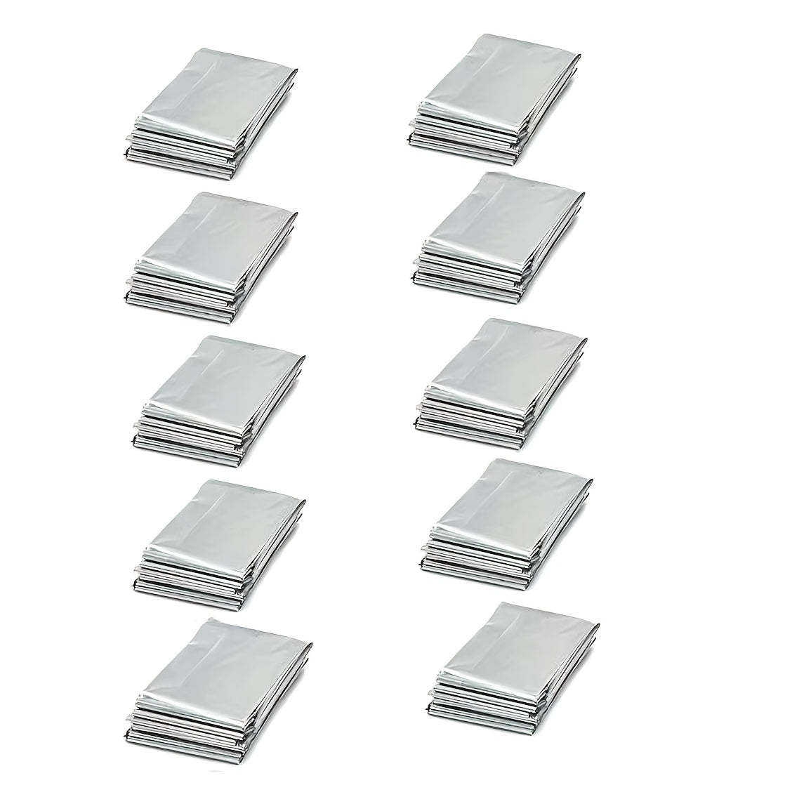 Stay Warm & Safe Emergency Blanket for Camping Hiking Survival 63x82in