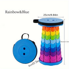 Portable Telescopic Folding Stool Outdoor Camping Retractable Stools