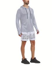 Men's UPF 50 Sun Protection Hoodie Long Sleeve