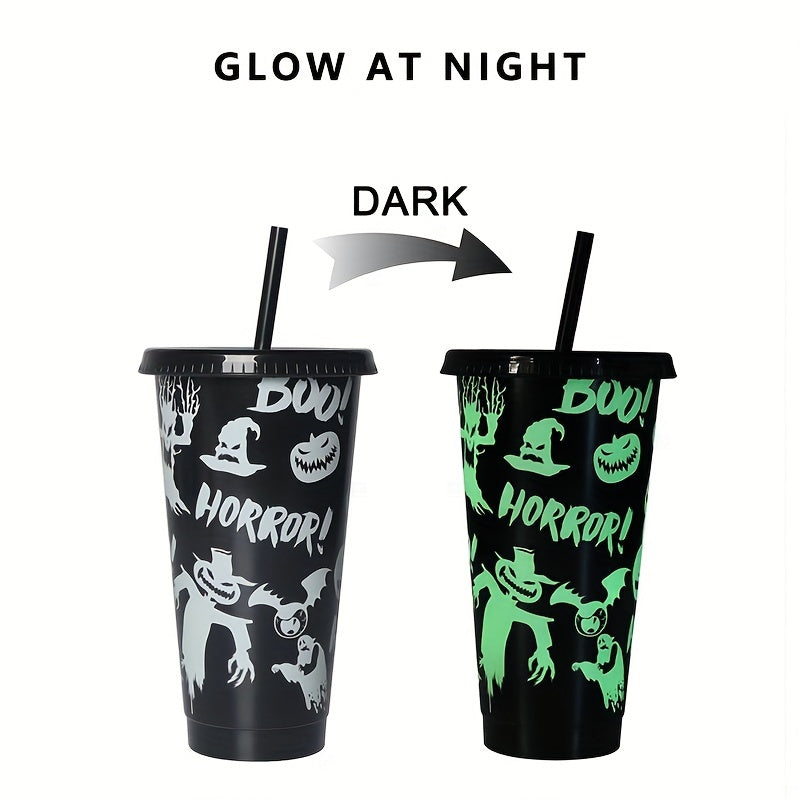 Glow in the Dark Halloween Cups Set
