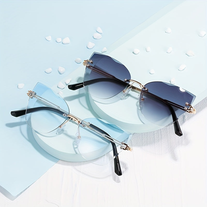Cat Eye Gradient Lens Sunglasses UV400