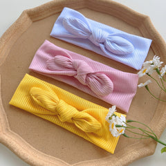 3pcs Rabbit Ears Bow Headband Hair Accessories for Baby Girls