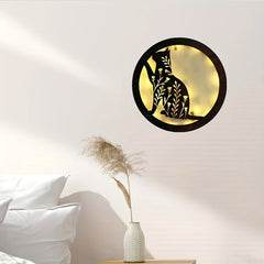 Upgrade Timing Function LED Light Carving Creative Fairy Tale Shape Light