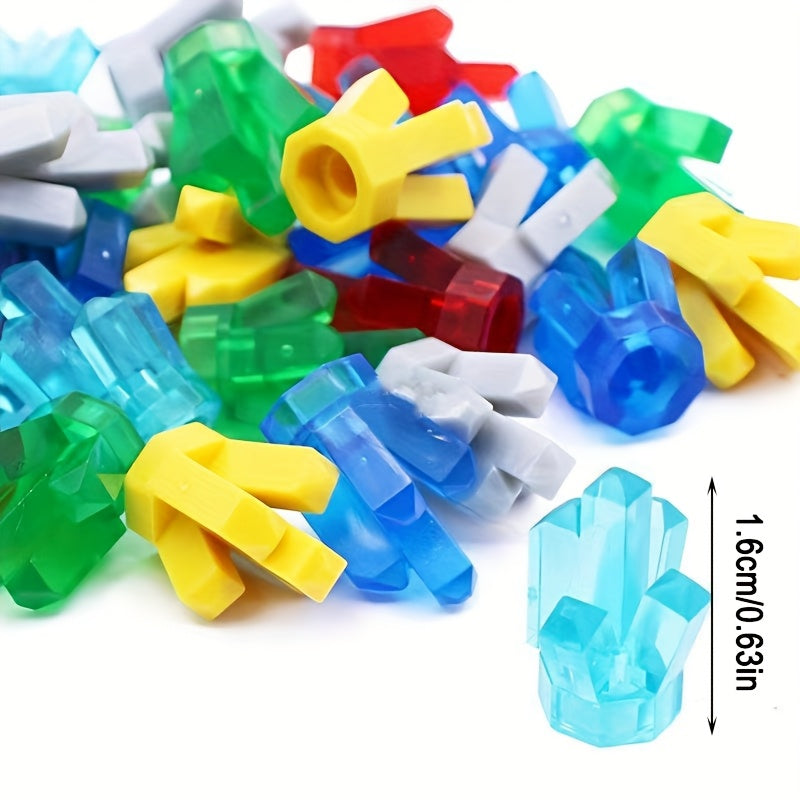 10pcs Small Particle Building Blocks Set for Mineral and Crystal Scene