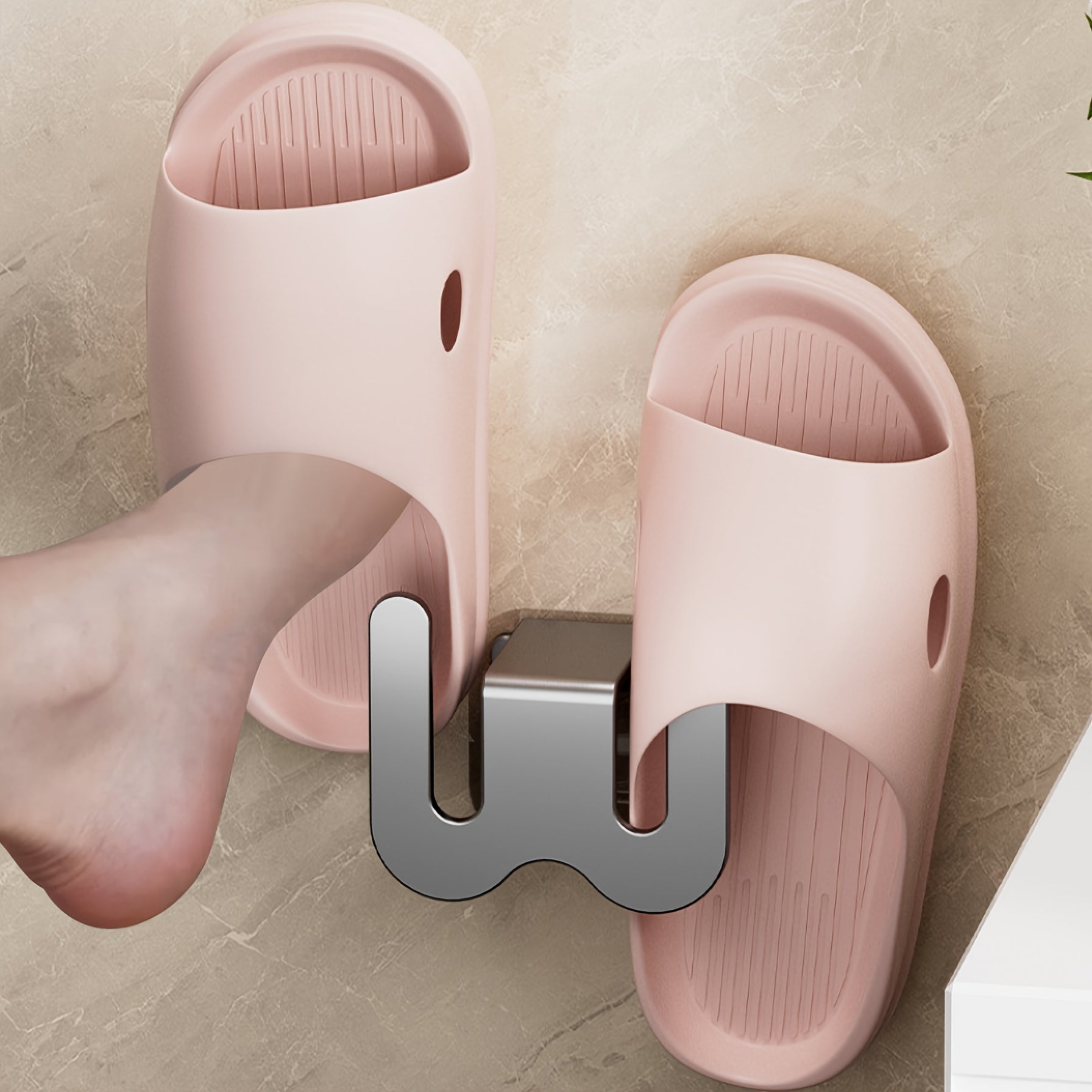 Bathroom Slipper Rack Hanging Storage - Bathroom Supplies Organizer