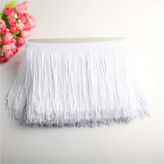 2Yards Fringe Trim Lace Tassel Ribbon Sew Latin Dress Curtain Decor DIY Fabric