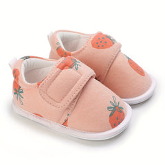 Cartoon Sneakers for Baby Girls Lightweight Non slip Walking Shoes
