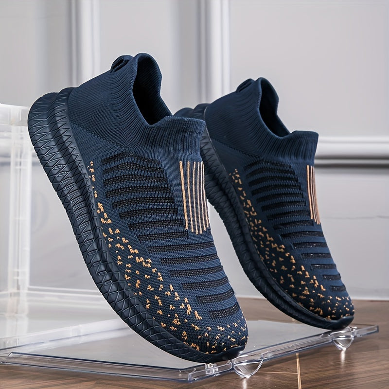 Men's Slip on Sneakers Athletic Shoes Lightweight Breathable Walking Shoes