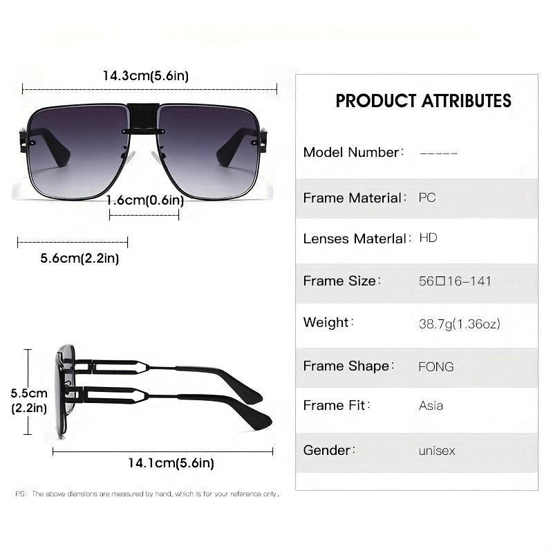 Men's Large Frame Sunglasses