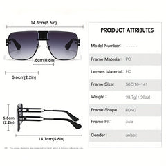 Men's Large Frame Sunglasses
