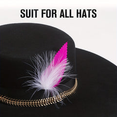 Feather Hat Accessories Unisex