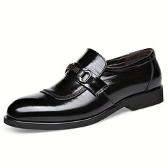 Formal Breathable Slip-On Derby Shoes for Wedding Business