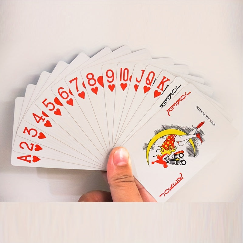 Waterproof Plastic Poker Cards - Ideal for Parties and Bar Games