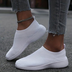 Women's Mesh Socks Shoes Slip On Walking Shoes