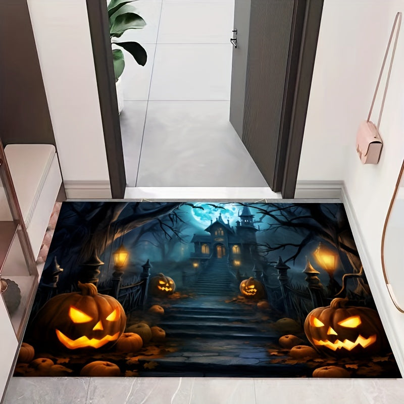 Gothic Absorbent Floor Mat for Bathroom and Home Decor 60x80cm