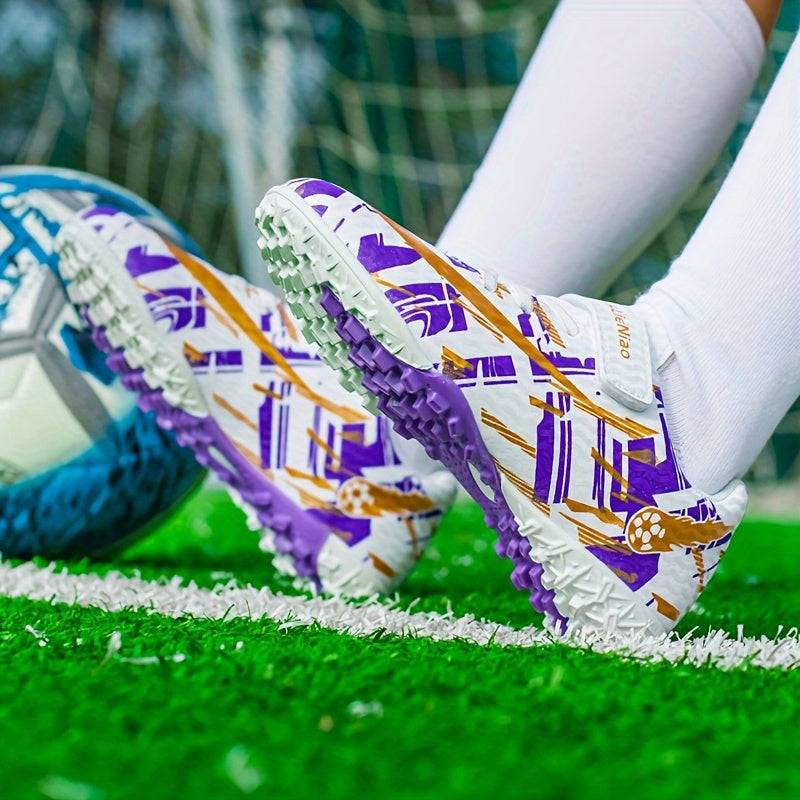 Boy's Turf Football Boots Anti Skid TF Soccer Cleats